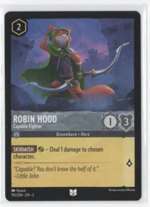 Robin Hood Disney Lorcana Floodborn 193/204 poco común sin lámina - Imagen 1 de 2
