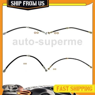 4x Brake Hose Line Front Rear Kit For Nissan Sentra 2.0L 2000-2001 - Image 1 of 4