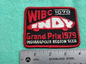 Vintage  SCCA Grand Prix WIBC 1070 1979 Indy Racing dealer Uniform Patch - Picture 1 of 1