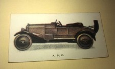 1924 ABC 12hp - Imperial Tobacco Co. CANADA Cigarette Card RARE