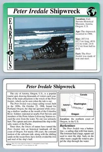 Peter Iredale Shipwreck #62.14 - Earth & Us Treasures Of The Earth Grolier Card - Picture 1 of 1
