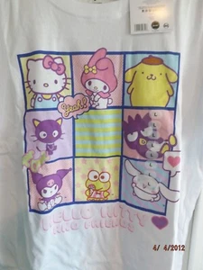 Hello Kitty and Friend Graphic Women's T-Shirt-Medium-NWT - Picture 1 of 1