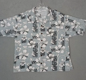 Vtg Made In USA Sideout Sz XL Men Tropical Hawaiian Short Sleeve Button Up Shirt - Picture 1 of 11