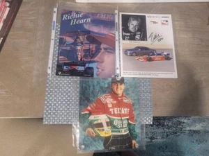(3) 1999/2000 F1 Indy Driver Signed Promo 8x10's- Cheever, Hearn, Hernandez! - Picture 1 of 5