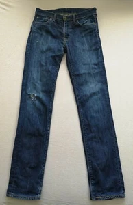 Levi's Men's Blue Denim 511 Distressed Jeans Size 30 x 34 Good Used Condition - Picture 1 of 6