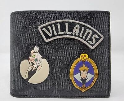 Coach Men’s Disney X Signature Canvas with Patches 3-In-1 Wallet CC095 - Image 1 of 4