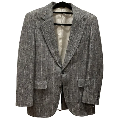 Blazer 38R Strathmore Abrigo Deportivo De Colección Distrito Príncipe de Gales Cuadros Overcheck Foto 1 de 4