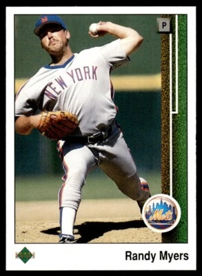 1989 Upper Deck #634 Randy Myers New York Mets - Image 1 of 2
