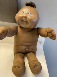 Vintage Cabbage Patch Doll 1978 1982 African American Boy Xavier Roberts Coleco - Picture 1 of 9
