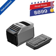 EcoFlow Wave 2 Portable Air Conditioner+Add-on Battery, Certified Refurbished