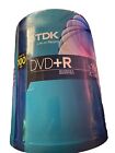 Brand New Tdk Dvd + R Recordable 1-16X 4.7Gb 100 Pack Spindle Sealed Blank