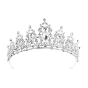 Kristall Kronen für Erwachsene Strass Hochzeit Diadem für Frauen Prinzessin Kronen... - Bild 1 von 7
