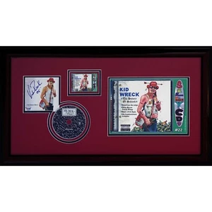 Kid Rock signiertes "The History of Rock" CD-Cover - dumme CDs gerahmtes Display - PSA - Bild 1 von 2