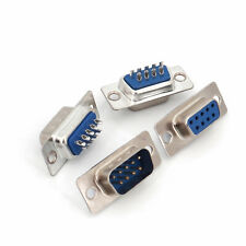 5Pairs DB9 RS232 9Pin Male and Female Wire Solder DIY Serial Port Plug Connector