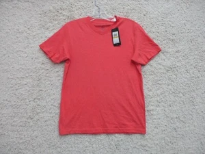 NEW Tommy Hilfiger Shirt Medium Youth 12-14 Red Coral Casual Modern Fit Boys YMD - Picture 1 of 9