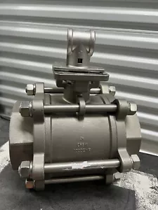 FNW Stainless Steel Ball Valve 4in Flanged CF8M 1000CWP - Picture 1 of 7