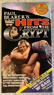 WWF Paul Bearer's Hits From The Crypt Wrestling VHS Coliseum Video New Sealed - Image 1 of 4