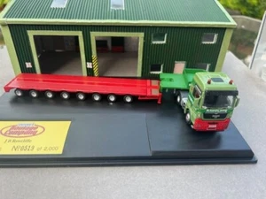 Oxford Druckguss Mann Traktor & Knickgelenkter Tieflader. J.B.Rawcliffe. 1:76 MAN01LL - Bild 1 von 6