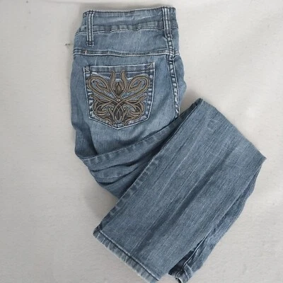 GITANO jeans size 8  .. 2 button/zip... fancy back pockets - Image 1 of 4