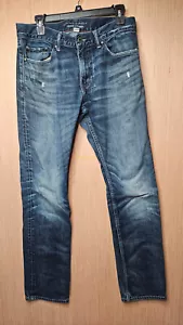 Banana Republic Vintage Straight Jeans Mens 32 34 Medium Wash Denim 100% Cotton - Picture 1 of 12