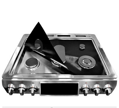 Cubierta/protectores de estufa envolventes para estufa cortados para adaptarse a cualquier estufa de gas eléctrica e inducción Foto 1 de 4