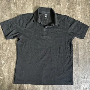 AIRism Uniqlo Polo Black Small Shirt Men’s - Picture 1 of 5