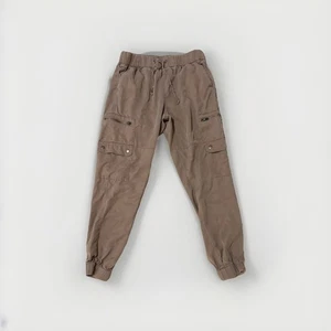 Banana Republic Cargo Pant Beige 100% Lyocell Soft Jogger Tapered XS Gorpcore - Picture 1 of 7