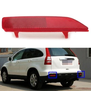 Portable Reliable Reflectors Cover Car Rear Red Replacement 1 Pair ABS - Picture 1 of 12
