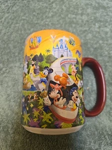 Walt Disney World Four Parks One World Coffee Mug Tea Cup All Characters 3D Mom - Picture 1 of 6