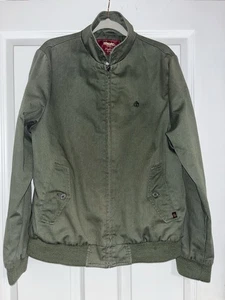 Merc London Original Check Lined Harrington Jacket Men’s Medium Green - Picture 1 of 15