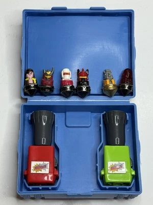 LEER 1987 De colección TOMY SPINJAS 6 Warriors 1 Arena 2 Lanzadores RARO Foto 1 de 4