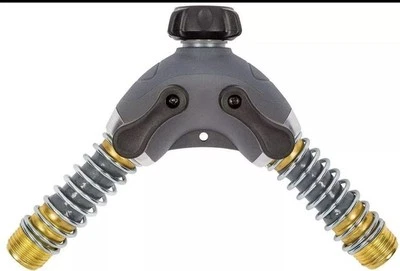 Adaptador de grifo de alto flujo Gilmour, 2 salidas 457-026 Foto 1 de 4