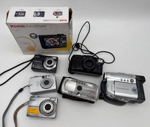 Digital Camera Bundle Olympus, Sony, Canon, Kodak - See Desc - Picture 1 of 5
