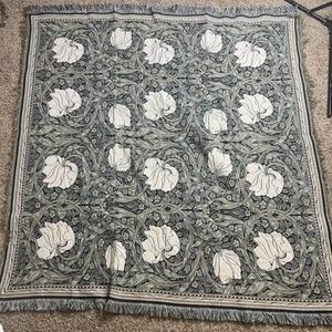 Jacquard William Morris Pimpernel Floral Überwurf Decke Wandteppich Made In Belgium - Bild 1 von 6