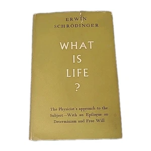 What Is Life? by Erwin Schrodinger Hardback 1962 - Foto 1 di 9