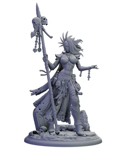 Dungeons & Dragons Playable Character - Female Human - Necromancer, Sorcerer, - Picture 1 of 32