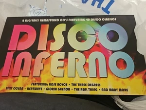 Disco Inferno 40 Classics Songs 2 CD Set 2010 Greyhound Media Limited London - Picture 1 of 2