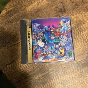 Sega Saturn Rockman 8 Metal Hero Megeman SS Capcom Used Japan Tested 1997