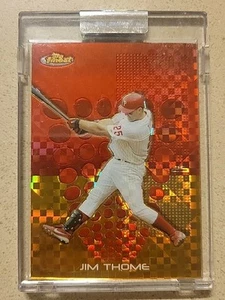 2004 Topps Finest Jim Thome Gold Refractor #/139 - Picture 1 of 2