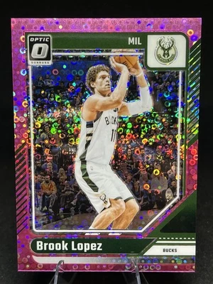 Panini Donruss Optic 2024-25 - Brook Lopez #116 Rosa Fast Break Prizm/25 Nuevo Casi Nuevo Foto 1 de 2