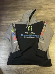Monster Energy AMA Supercross Championship schwarzer Hoodie für Herren Large in einwandfreiem Zustand - Bild 1 von 7
