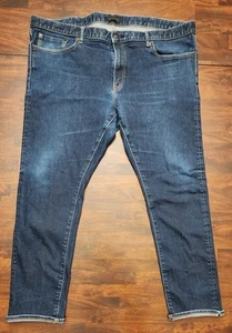 Uniqlo Jeans Herren 46x34 Blau Kaihara Selvedge Straight Slim Fit Denim Hose Fade - Bild 1 von 3