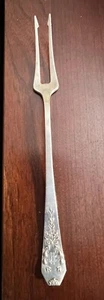 Madam Jumel by Whiting Sterling Silver 6 1/8" 2-Tine Pickle Fork - Mojo - Picture 1 of 5