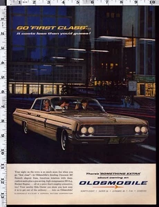 1962 Vintage Print Ad Oldsmobile Dynamic 88 Rocket Engine Car - Picture 1 of 1