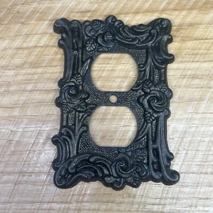 American Tack & Hardware Style D Ornate Outlet Plate Cover Victorian Rose - Picture 1 of 5