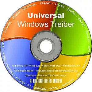 Universal Treiber DVD Windows 8 XP Vista 7 NEU PC Laptop NOTEBOOK Monitor CPU - Bild 1 von 1