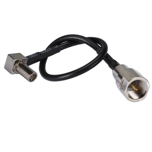 MS-147 Stecker rechter Winkel auf FME Stecker Jumper Zopf Kabel RG174 Wireless 4"~40" - Bild 1 von 3