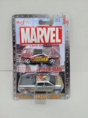 Maisto Marvel Die-Cast Collection Pack de 2 Spider-Man y Iron Man SELLADOS Foto 1 de 2