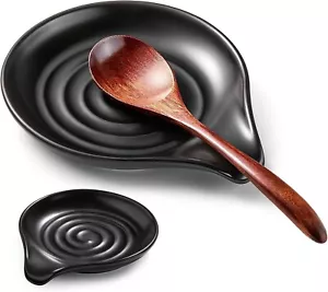 Spoon Rest for Stove Top, 6.1" Large Ceramic Spoon Holder for Kitchen Counter De - Picture 1 of 8