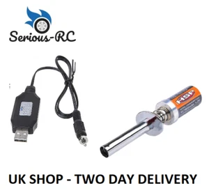 Nitro Glow Starter Glow Plug Ignitor 1800mah Battery & USB Charger - UK SHOP - Picture 1 of 3